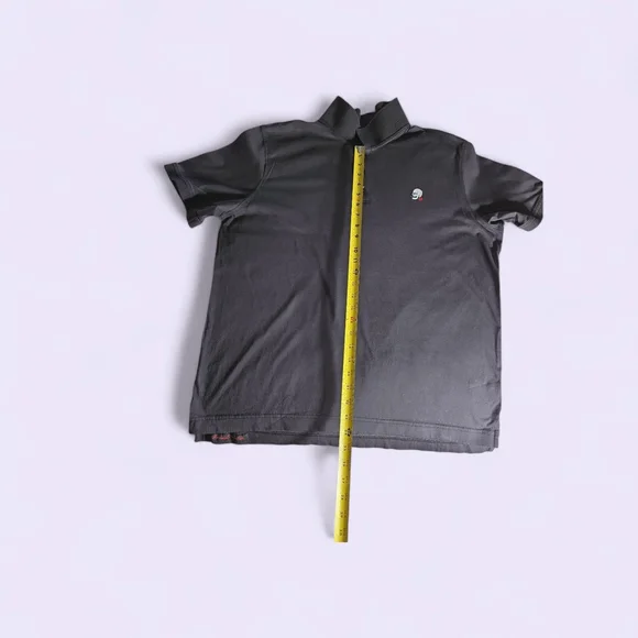 Men's Charcoal Gray Short-Sleeve Polo Shirt - Picture 4 of 9